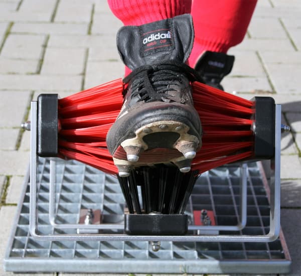 FloorMAX klassisk fodfejemaskine med gitter - enkelt