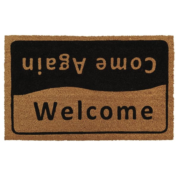 Kokosmåtte 'Welcome / Come again' - 50x80 cm