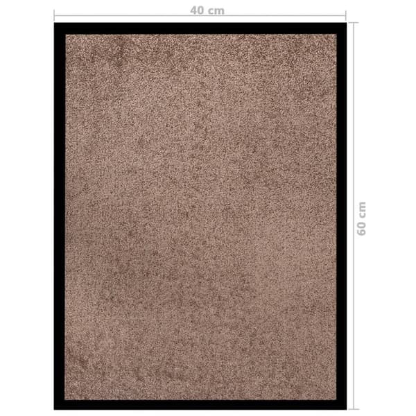vidaXL Ovimatto ruskea 40x60 cm