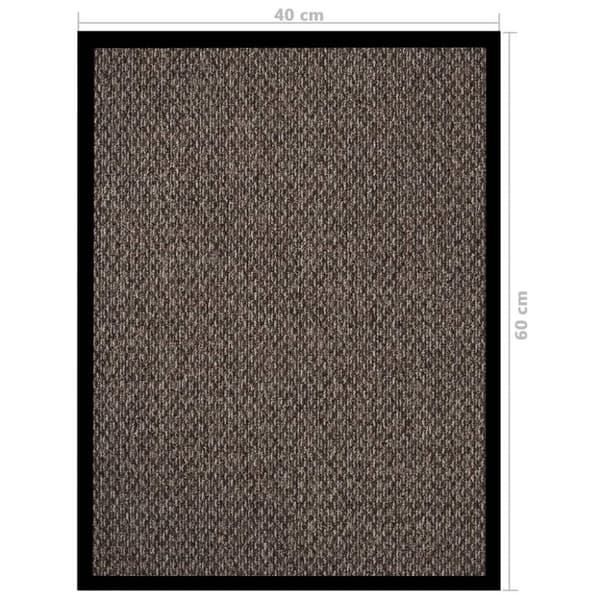 vidaXL Dörrmatta beige 40x60 cm