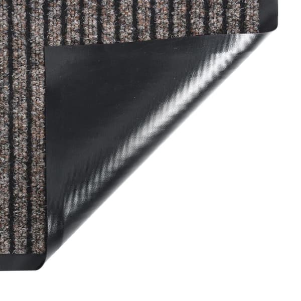 vidaXL Dørmatte stripet beige 80x120 cm