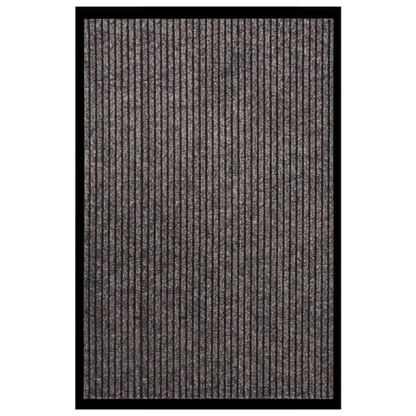 vidaXL Dørmatte stripet beige 80x120 cm