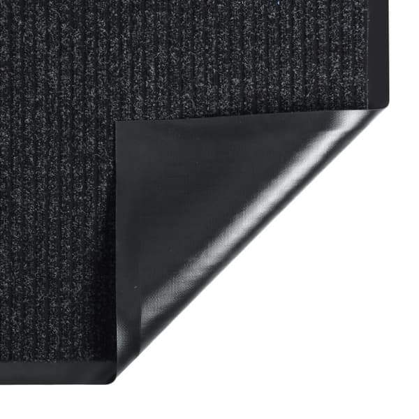 vidaXL Dørmatte stripet antrasitt 80x120 cm