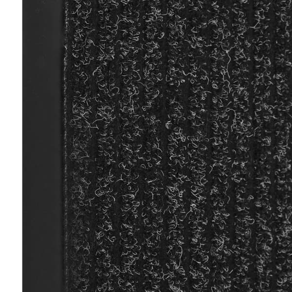 vidaXL Dørmatte stripet antrasitt 80x120 cm