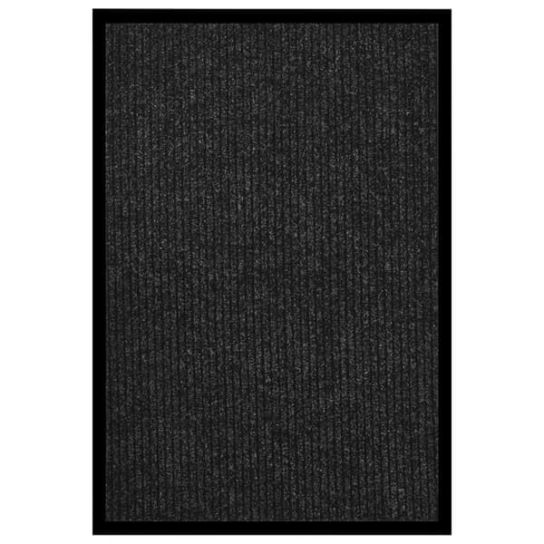 vidaXL Dørmatte stripet antrasitt 80x120 cm