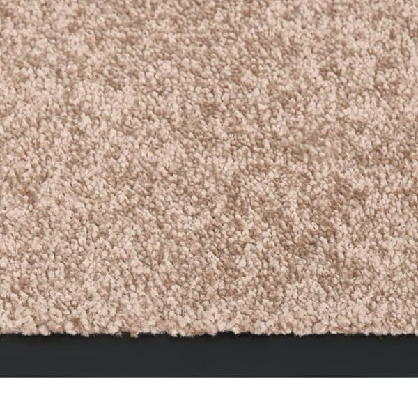 vidaXL Dørmatte beige 60x80 cm