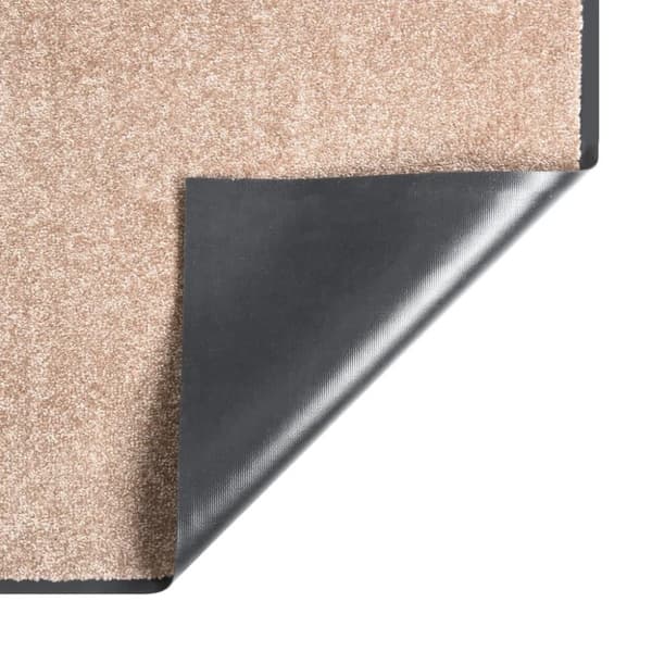 vidaXL Dørmatte beige 60x80 cm
