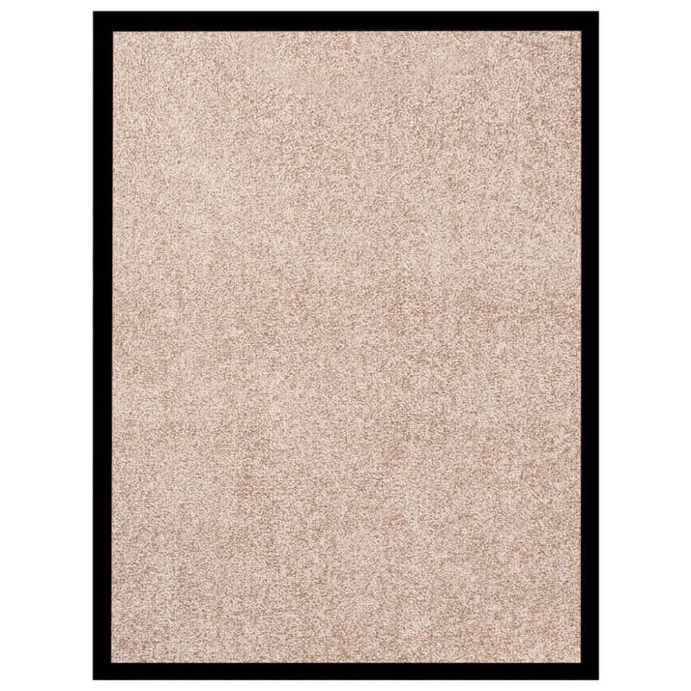 vidaXL Dörrmatta beige 60x80 cm