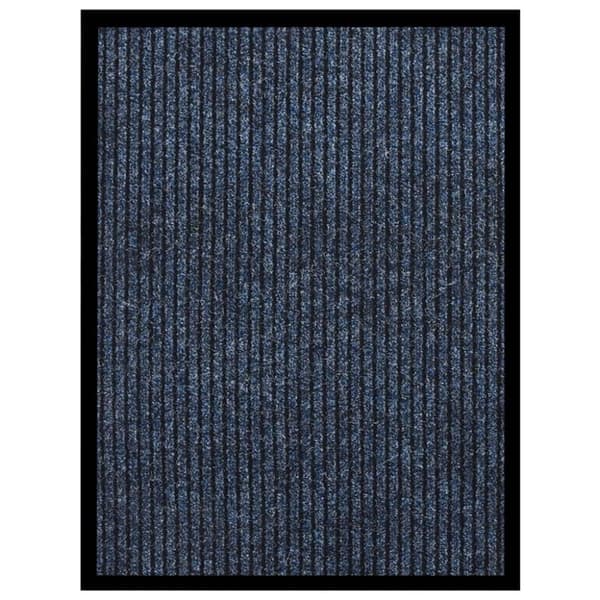 vidaXL dørmåtte 60x80 cm stribet blå