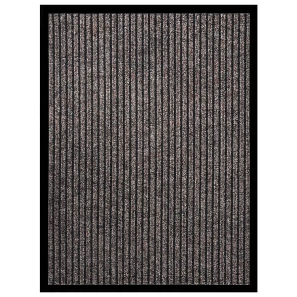 vidaXL Ovimatto raidallinen beige 60x80 cm