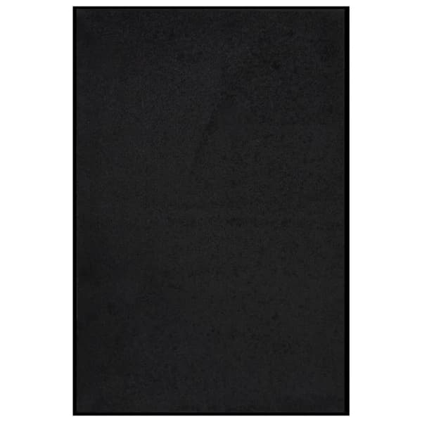 vidaXL Dørmatte svart 80x120 cm