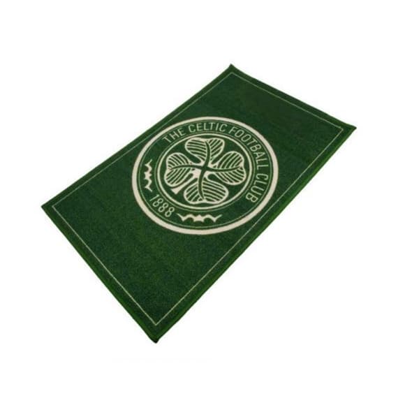 Celtic FC Crest Area Rug Green/Cream One Size