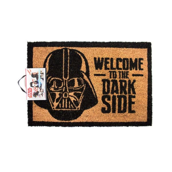 Star Wars Welcome To The Dark Side Darth Vader Door Mat Black/Brown One Size