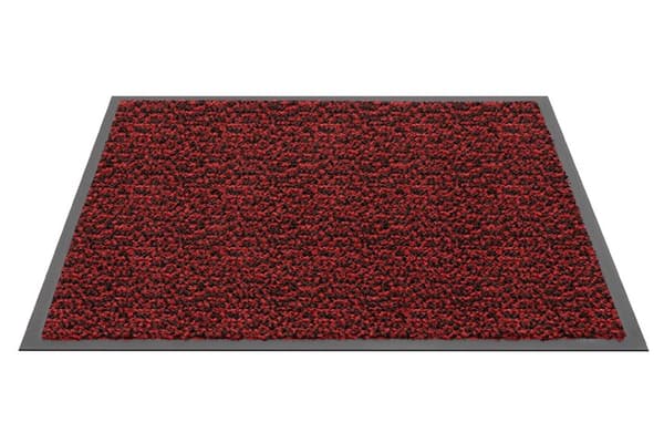 Gulvmåtte Rød - Mars - 90 x 120 cm