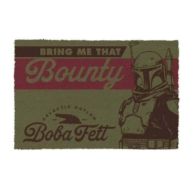 Star Wars: The Book Of Boba Fett Bring Me That Bounty Door Mat Green/Brown One Size