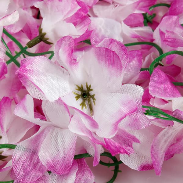 6.56ft kunstig falsk silke azalea blomster vinplanter krans bryllup dekoration Ny