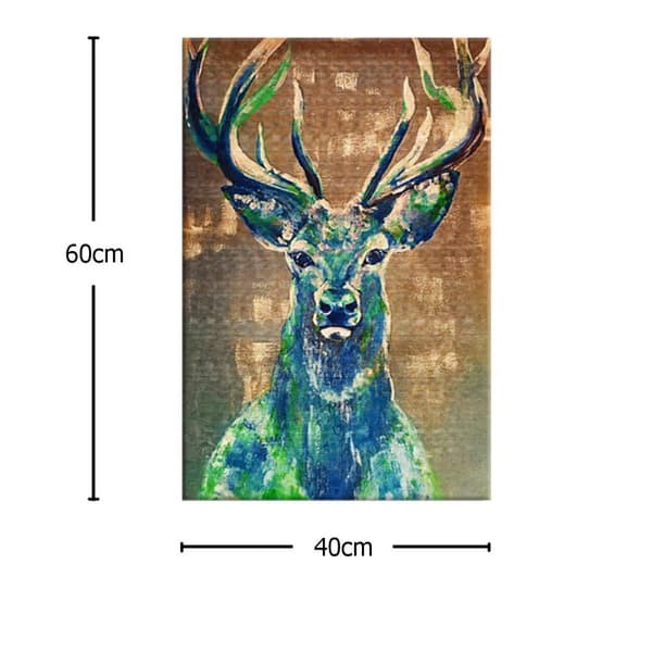 Kehystämätön kankaalle Deer Prints Retro kodin sisustus seinätaide Kuvamaalaus juliste