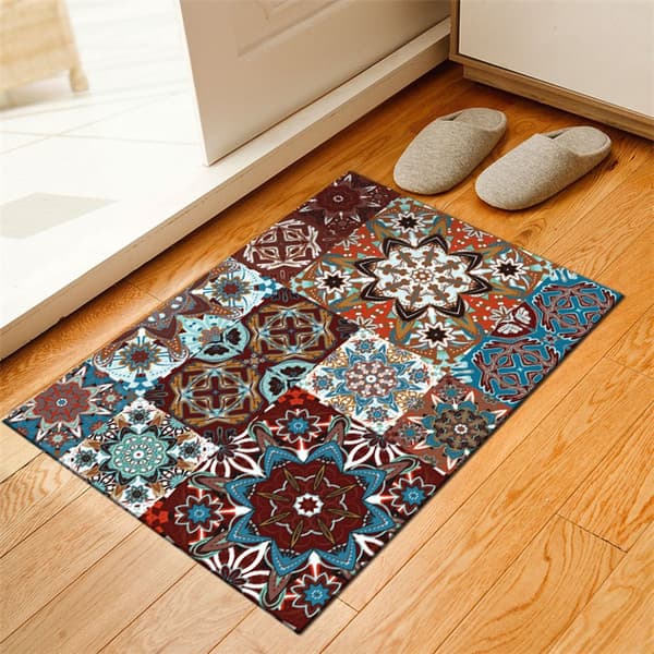 40*60+40*120 cm Skridsikkert køkken Bohemian tæppe Absorberende komponerbart tæppe Dørmåtte Tæppe Badeværelse Gulvmåtte