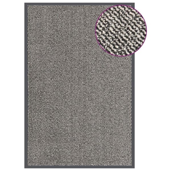 vidaXL dørmåtte 80x120 cm tuftet lysebrun