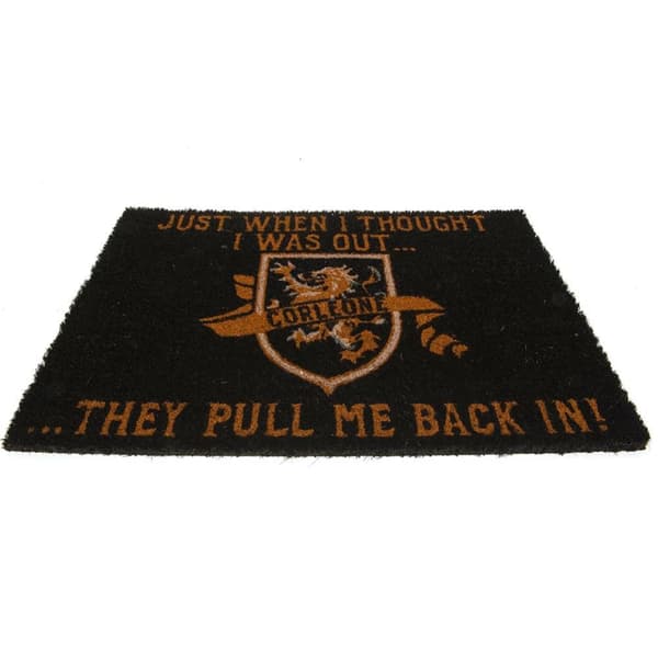 The Godfather Crest Door Mat Black/Brown One Size