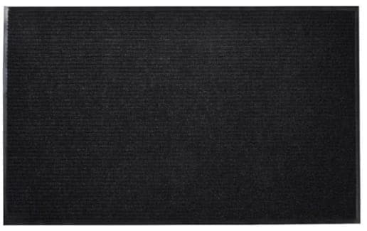 Dørmåtte 150 x 90 cm – Absorberende – Sort Rib