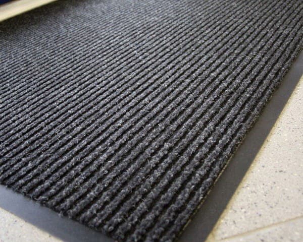 Dørmåtte Absorberende – 150 x 90 cm – Grå Rib