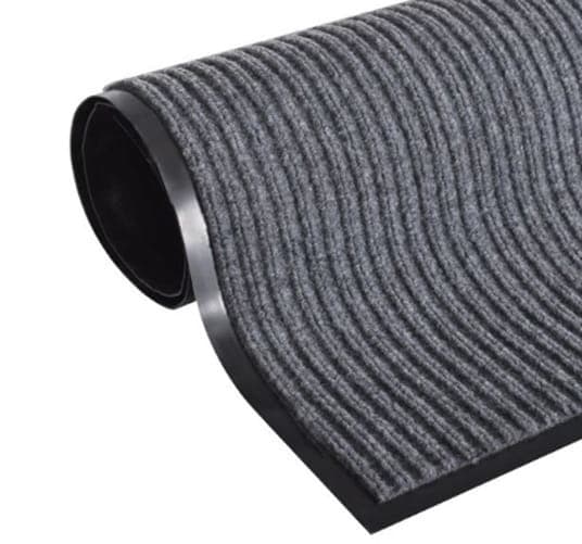 Dørmåtte Absorberende – 150 x 90 cm – Grå Rib