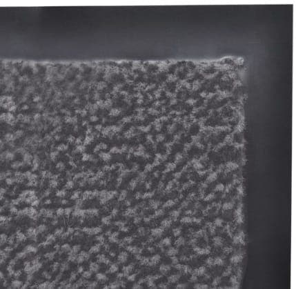 Dörrmatta entrématta 150 x 90 cm – Anti-halk – Grå textil
