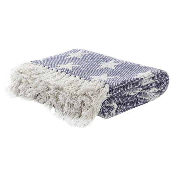 Tæppe DKD Home Decor Stjerner Polyester Bomuld (150 x 200 x 0,5 cm) (2 enheder)