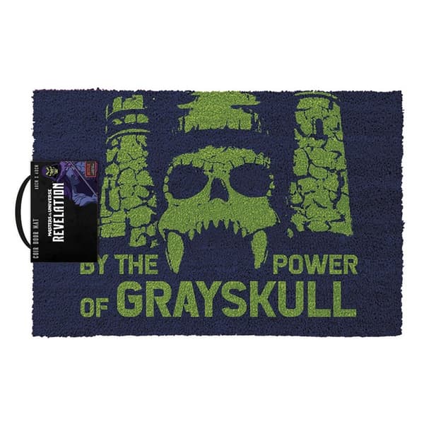 Masters of the Universe: Revelation Castle Grayskull Door Mat Green/Navy One Size