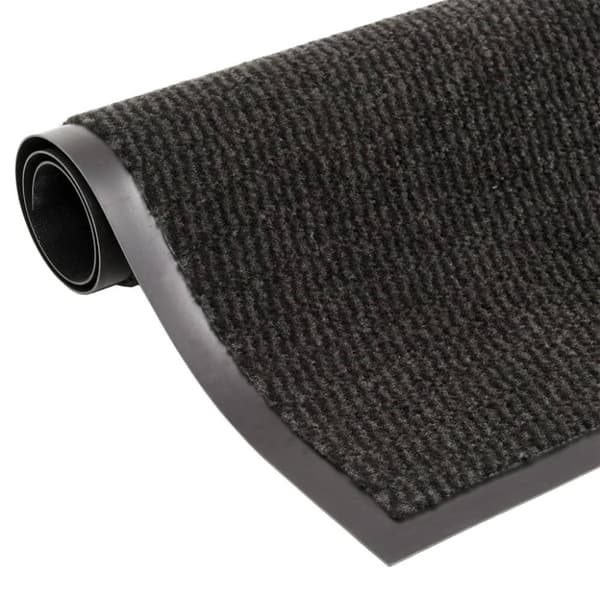 vidaXL dørmåtte 60x150 cm tuftet sort