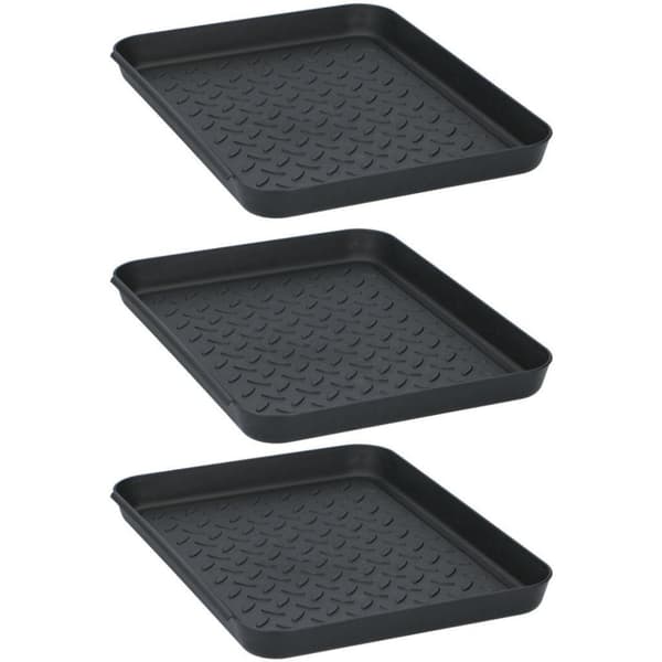 Tom Monitoimiset roskakorit 35x27,5x3 cm 3 kpl musta