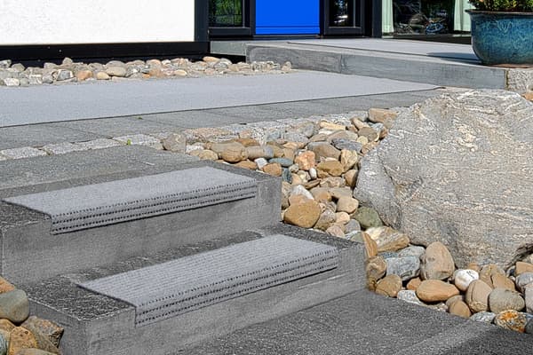 Grusskrapa - Anti-halk matta på rulle - Beige - Bredd 120 cm
