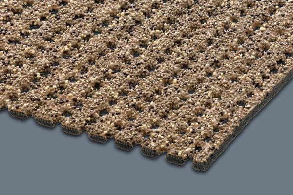Grusskrabeløber - Anti-skrid måtte på rulle - Beige - Bredde 120 cm