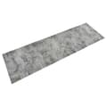 Miniatyrbilde 1 av 5: vidaXL Kjøkkenteppe vaskbar Beton 60x180 cm fløyel