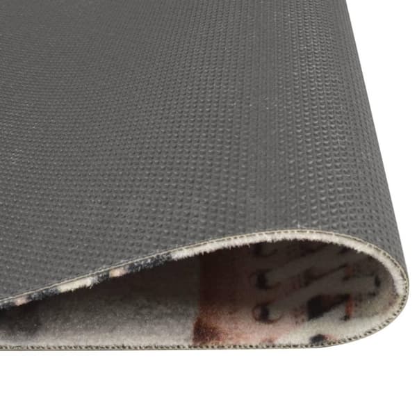 vidaXL Kjøkkenteppe vaskbar Shoezone 60x300 cm fløyel