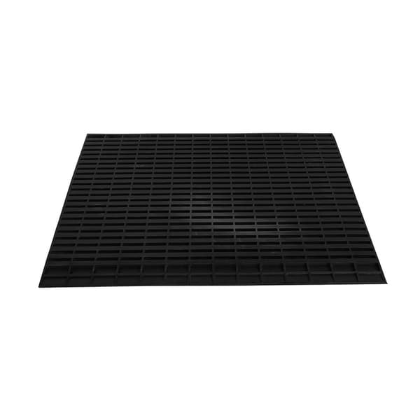 Dørmåtte Udendørs 61,5 x 91,5 cm - Børstemåtte - Gummi - Sort