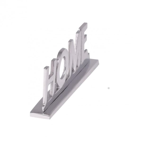 Rootz Bolig dekoration bogstaver design stue spisebord dekoration lejlighed aluminium aluminium bolig dekoration sølv 22 cm