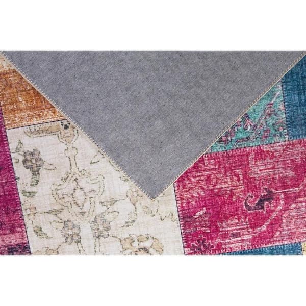 Rootz Matta - Lättskött korthårig matta - Inomhus och utomhus - Hem - Vardagsrum - Multi - 150 x 80 x 0,7 cm