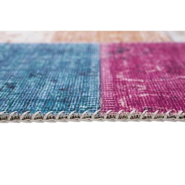 Rootz Matta - Lättskött korthårig matta - Inomhus och utomhus - Hem - Vardagsrum - Multi - 150 x 80 x 0,7 cm