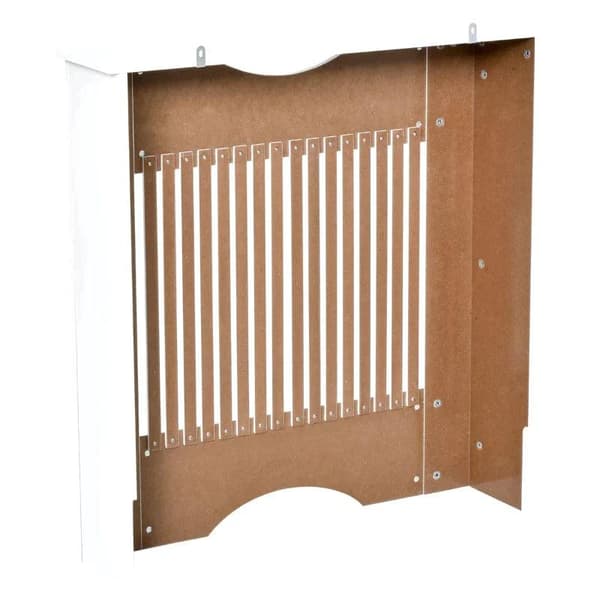 Rootz Kølerdæksel - Varmeafdækning - Dæksel - Træ - Hvid - 78W x 19D x 82Hcm