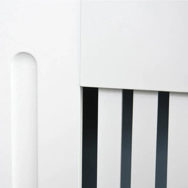 Rootz Kølerdæksel - Varmeafdækning - Dæksel - Træ - Hvid - 78W x 19D x 82Hcm