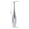 Miniatyrbillede 3 af 4: Rootz Aluminium Blomstervase - Dekoration - Moderne Vase - Design - Sølv