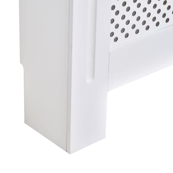 Rootz kølerdæksel - hvid - konstrueret træ - 59,84 cm x 7,48 cm x 32,28 cm