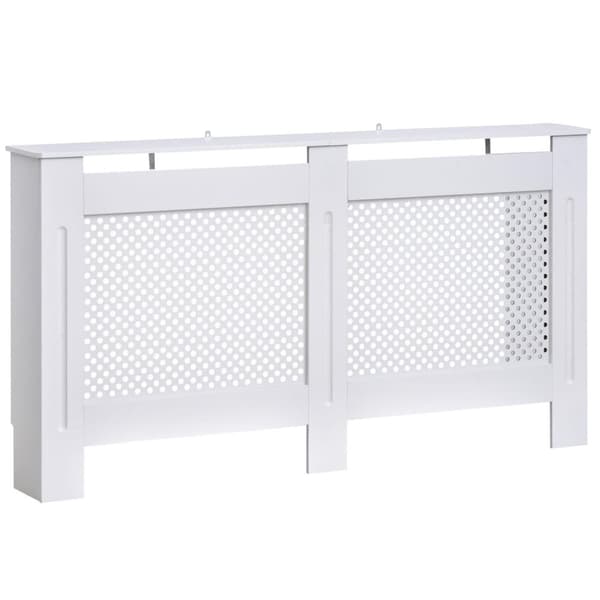 Rootz kølerdæksel - hvid - konstrueret træ - 59,84 cm x 7,48 cm x 32,28 cm