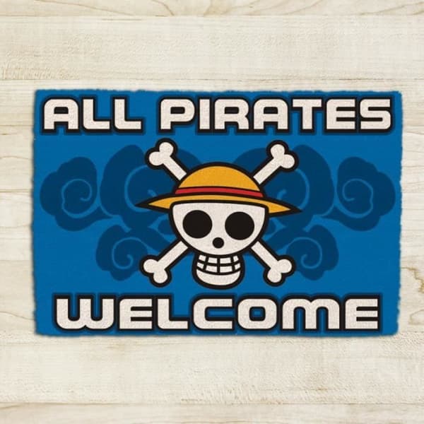 Dörrmatta One Piece Välkommen alla Pirates Unique