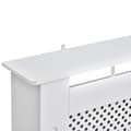 Miniatyrbillede 3 af 8: Rootz Radiator Cover - Heating Cover - Wood Radiator Cover - Home Furniture - White - W112 X D19 X H82cm
