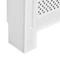 Miniatyrbillede 4 af 8: Rootz Radiator Cover - Heating Cover - Wood Radiator Cover - Home Furniture - White - W112 X D19 X H82cm