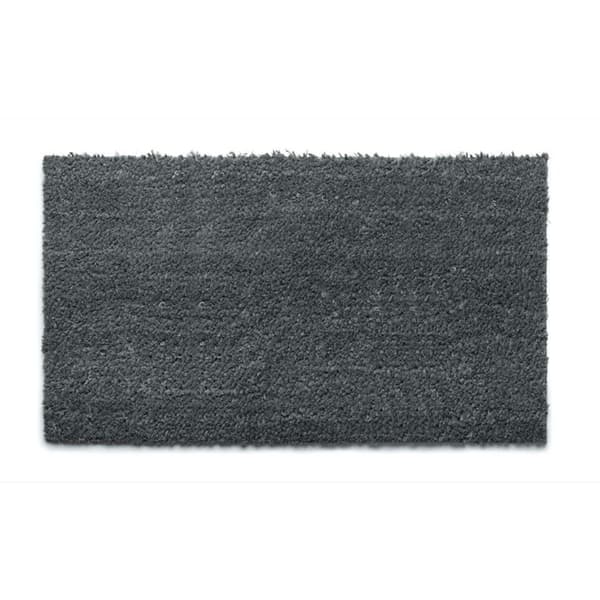 Groundsman Natural Coco Coir Door Mat Grey 40cm x 70cm