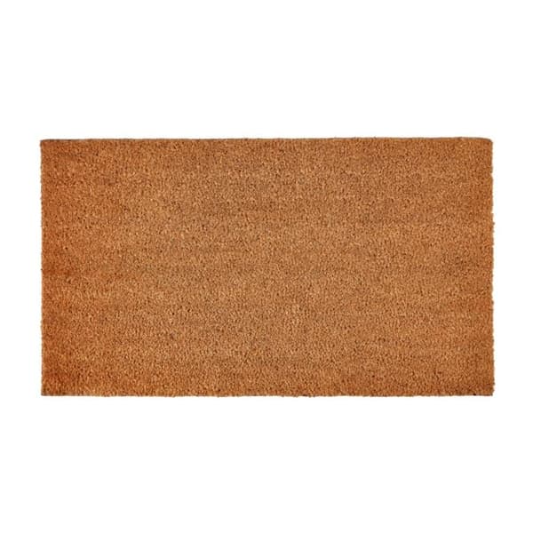 Groundsman Natural Coco Coir Door Mat Brown 50cm x 80cm